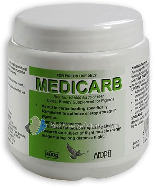 MedPet Medicarb 400gr Para palomas