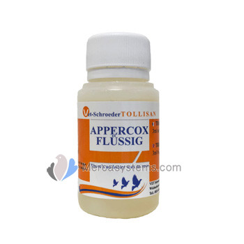 Tollisan Appercox Flussing 50ml, (coccidiosis en palomas y pájaros)