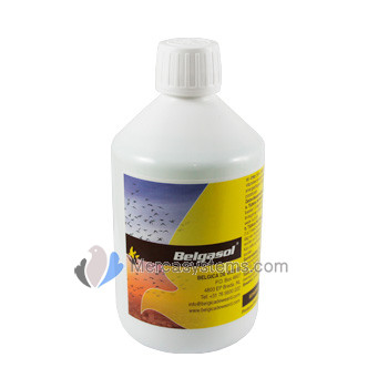 Belgica De Weerd Belgasol 250 ml (multivitamínico + aminiácidos + vitaminas). Para Palomas y Pájaros
