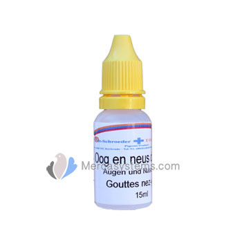 Tollisan Oog druppels 15ml, (colirio para desinfectar mucosas de los ojos y nariz).