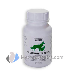 MedPet Medimune 30 pastillas, es un potente activador inmunológico y antioxidante. Para perros y gatos.