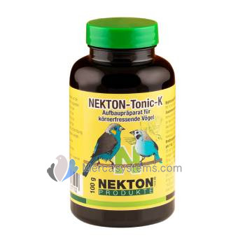 Nekton Tonic K 100gr, (suplemento completo y equilibrado para pájaros granívoros) 