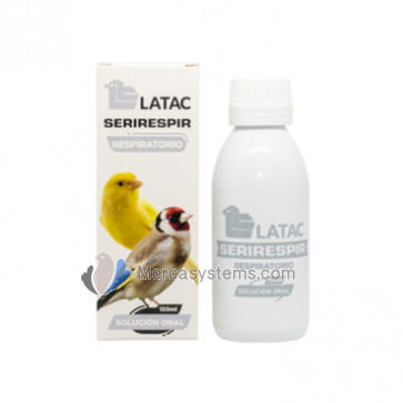 Latac Serirespir 150ml (Tratamiento preventivo de las infecciones respiratorias). Para pájaros