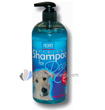 MedPet Shampoo Oil 500 ml, (un NUEVO champú de higiene biodegradable de alta calidad, que contiene el ingrediente patentado Microtol) Para perros