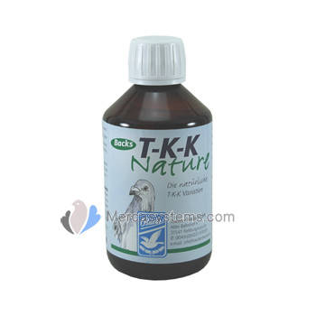 Palomos deportivos, palomas mensajeras, colombicultura y colombofilia: Backs T-K-K Nature 250 ml, (variante 100% natural del famoso T-K-K)