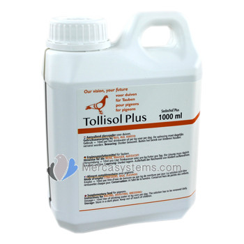Tollisan Tollisol Plus 1L (Sedochol Ⓡ Plus) Para palomas y pájaros