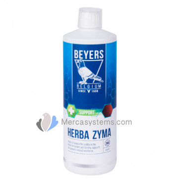 Productos y suplementos para palomas mensajeras: Beyers Herba Zyma 1L, (mantiene a las palomas en plena forma)
