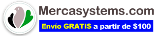 mercasystems logo, productos para palomas