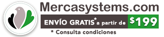 mercasystems logo, productos para palomas